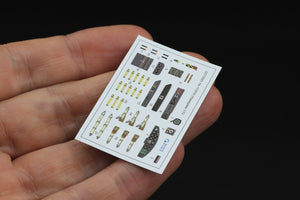 Quinta Studio QD72081 He 111 P/H 3D-Printed &amp;amp; coloured Interior on decal paper (Hasegawa) 1/72 – immagine 3