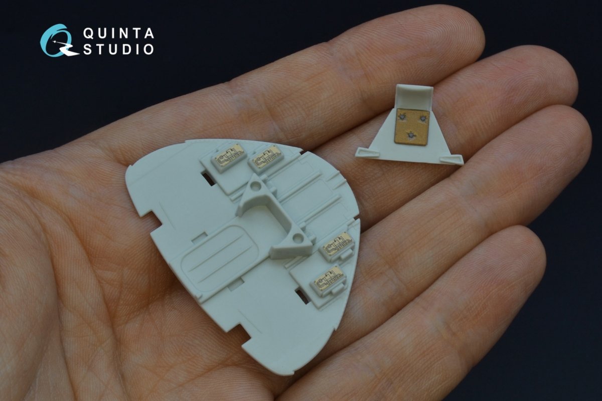 Quinta Studio QD32069 Me 262A 3D-Printed &amp;amp; coloured Interior on decal paper (Revell) 1/32 – immagine 3