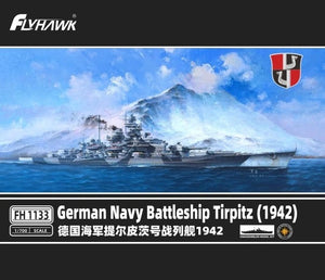 FlyHawk Model FH1133 German Navy Battleship Tirpitz (1942) 1/700