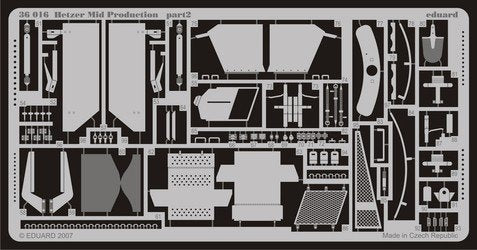 Eduard 36016 Hetzer Mid. Production 1/35 Tamiya – Bild 2