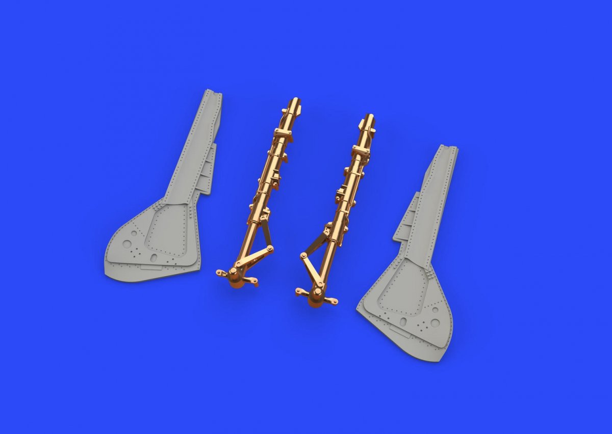 Eduard 648437 Fw 190A-8/ R2 undercarriage legs BRONZ EDUARD 1/48 – Bild 2
