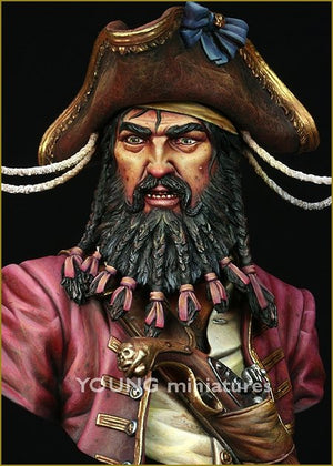 Young Miniatures YH1823 BLACK BEARD 1718 Queen Anne&amp;#39;s Revenge 1/10 – imagen 10