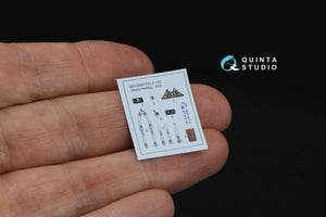 Quinta Studio QD72055 PZL P.11С 3D-Printed &amp;amp; coloured Interior on decal paper (Arma Hobby) 1/72 – imagen 2