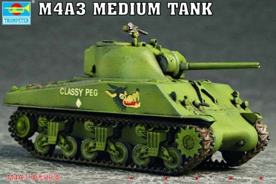 Trumpeter 07224 M4A3 TANK 1/72