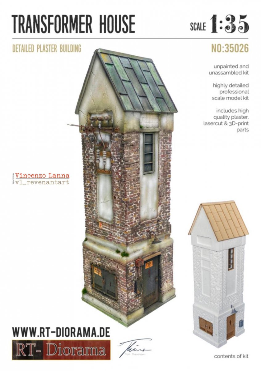 RT-Diorama 35026 Transformer House 1/35