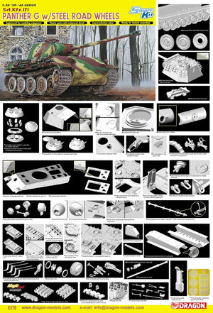 Dragon 6370 Panther G Late Production 1/35 – Bild 2