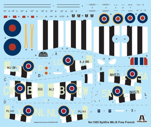 Italeri 1365 SPITFIRE Mk .IX Free French 1/72 – Bild 2