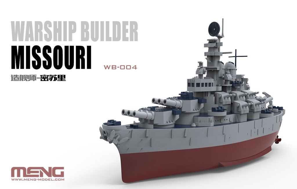 Meng Model WB-004 Warship builder Missouri – immagine 2