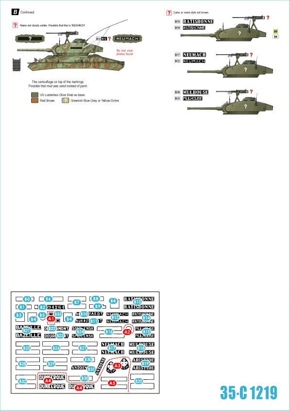 Star Decals 35-C1219 Indochine 4. M24 Chaffee / Bison 1/35 – immagine 2