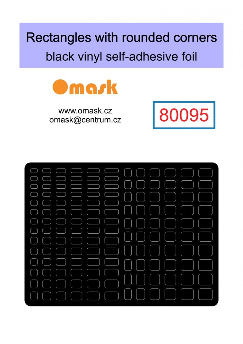 Omask X8001 Universal set 1 - black vinyl foil (80092, 80093, 80094, 80095, 80096) – Bild 5
