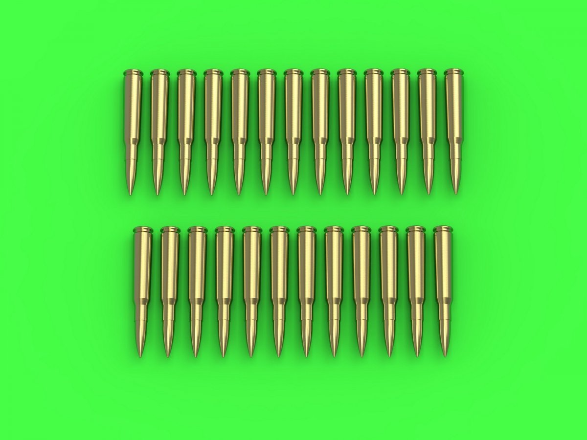 Master GM-16-002 Browning .50 caliber (12.7mm) - cartridges (25 pcs) 1/16