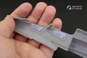Quinta Studio QD48115 Mirage 2000B 3D-Printed &amp;amp; coloured Interior on decal paper (for Kinetic kit) 1/48 – immagine 3