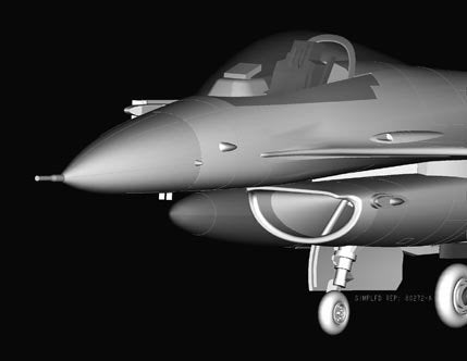 Hobby Boss 80272 F-16A Fighting Falcon 1/72 – zdjęcie 6
