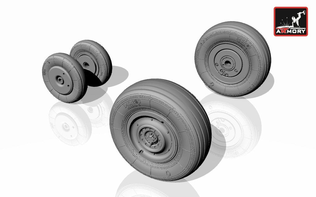 Armory Models AW72017 Mikoyan МiG-23B,BN wheels 1/72 – immagine 3