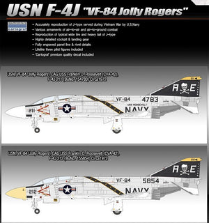Academy 12305 USN F-4J VF-84 Jolly Rogers 1/48 – imagen 4