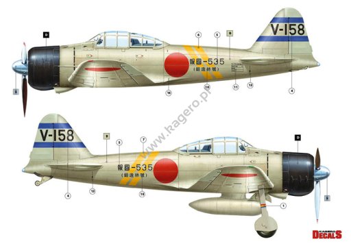Kagero KD48005 Mitsubishi A6M2 Model 21 1/48 – Bild 3