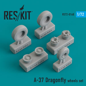 RESKIT RS72-0168 A-37 &amp;quot;DRAGONFLY&amp;quot; WHEELS SET 1/72