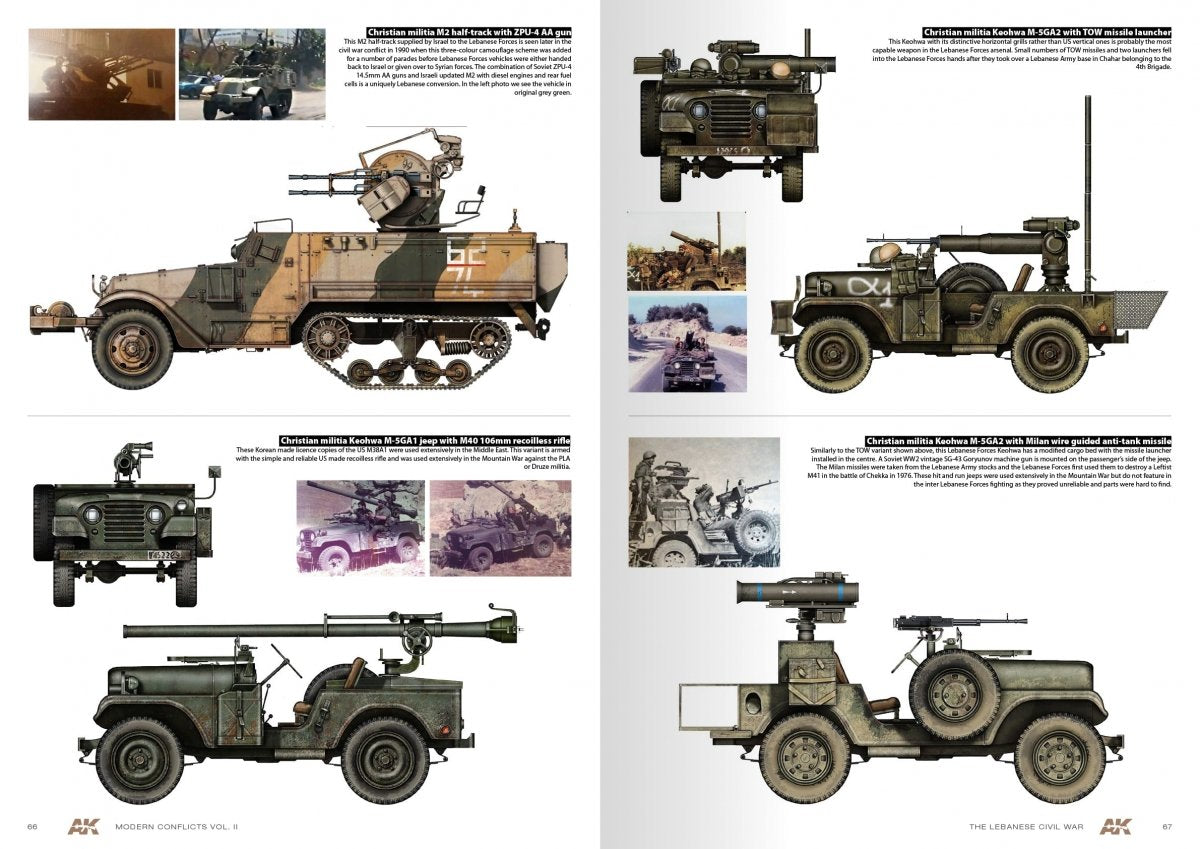 AK Interactive AK285 WARS IN LEBANON VOL. 2 – MODERN CONFLICTS PROFILE GUIDE VOL. II – immagine 6
