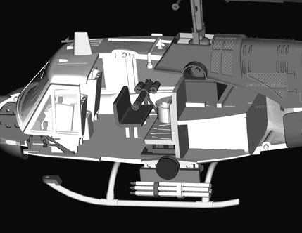 Hobby Boss 87230 UH-1F Huey 1/72 – zdjęcie 4
