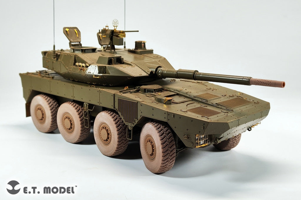 E.T. Model P35-129 JGSDF TYPE 16 Maneuver Combat Vehicle Sagged wheels and Muzzle Brake For TAMIYA Kit 1/35 – immagine 8