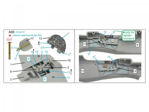 Quinta Studio QD72084 Yak-1B 3D-Printed &amp;amp; coloured Interior on decal paper (Arma Hobby) 1/72 – zdjęcie 11