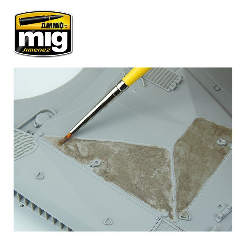Ammo of Mig 2035 ANTI-SLIP PASTE - BROWN COLOR FOR 1/35 – imagen 4