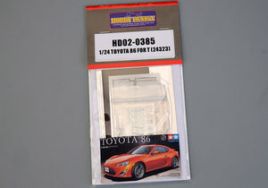 Hobby Design HD02-0385 Toyota 86 / GT86 / FRS Detail up Parts for Tamiya 1/24 – imagen 2