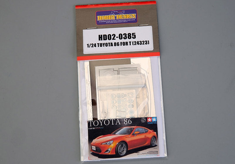 Hobby Design HD02-0385 Toyota 86 / GT86 / FRS Detail up Parts for Tamiya 1/24 – imagen 2