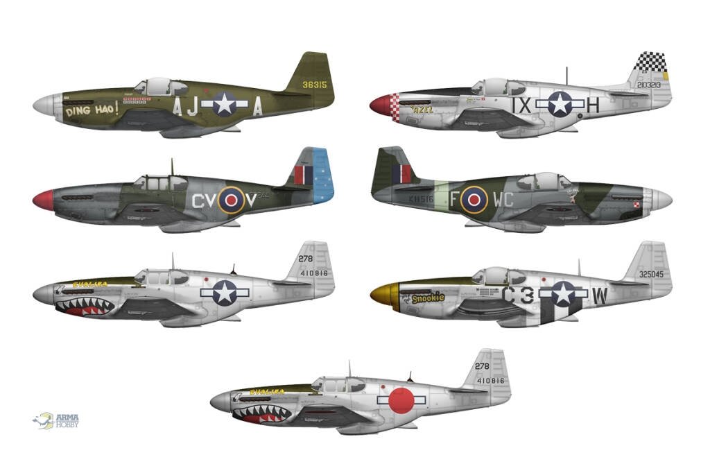 Arma Hobby 70038 P-51 B/C Mustang™ Expert Set 1/72 – Bild 3