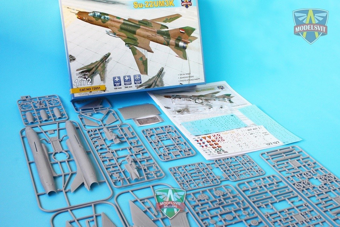 Modelsvit 72051 Su-22UM3K avion d&amp;#39;entraînement avancé biplace (version export) 1/72 – image 2