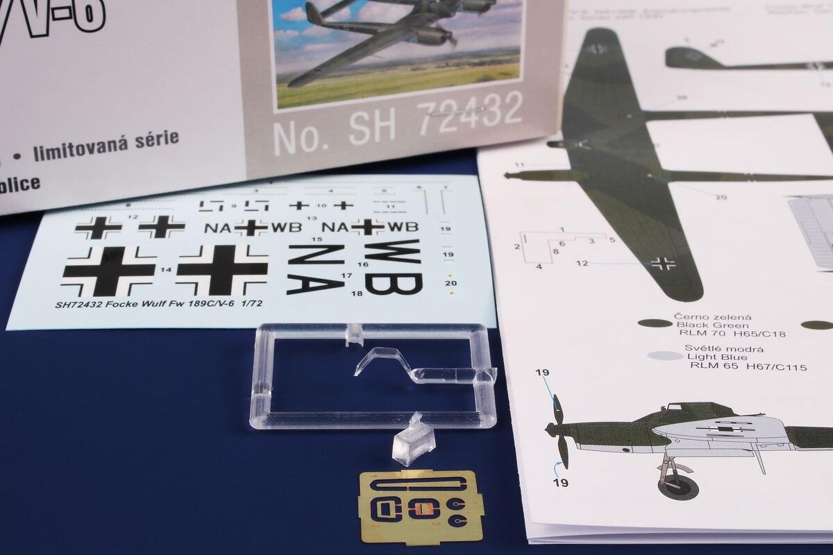 Special Hobby 72432 Focke Wulf Fw 189C / V-6 1/72 – imagen 5