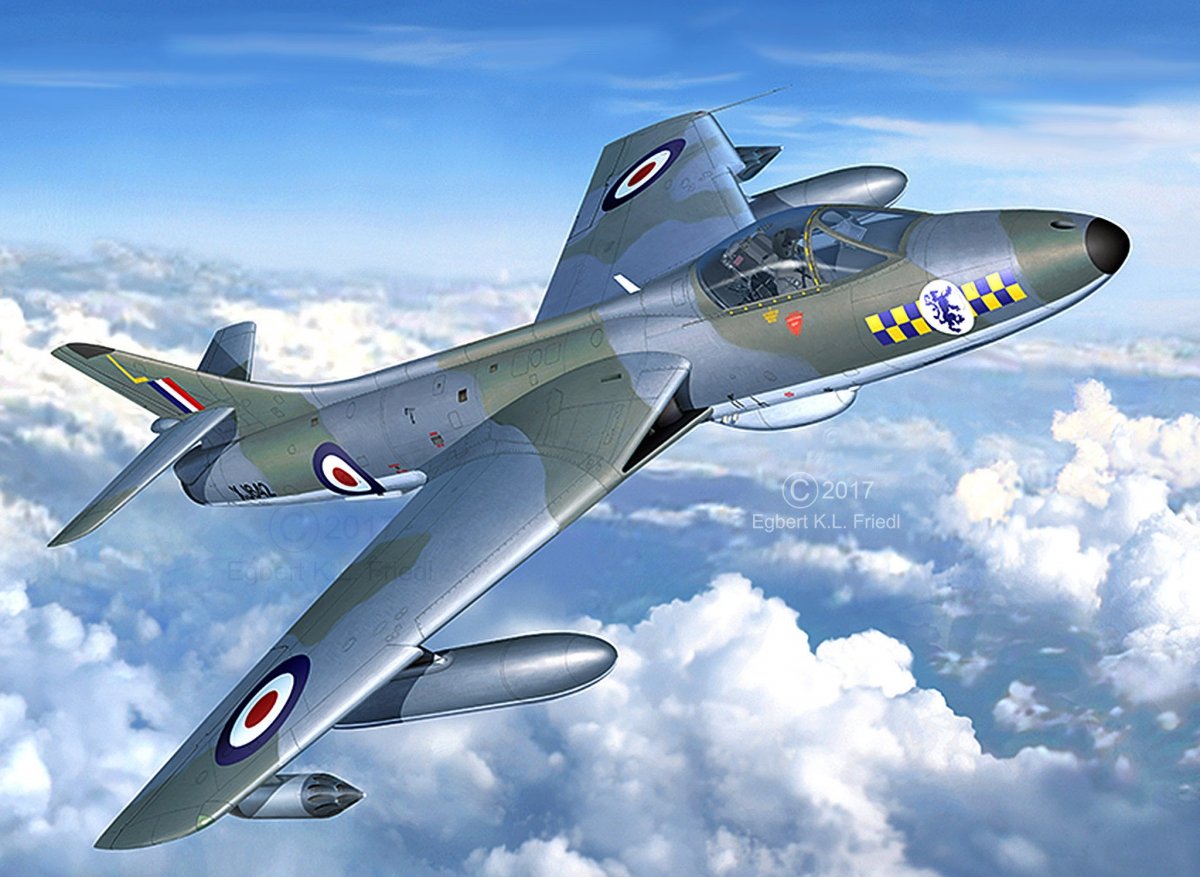 Revell 03908 100 ans de la RAF : Hawker Hunter FGA (1/72) – image 2