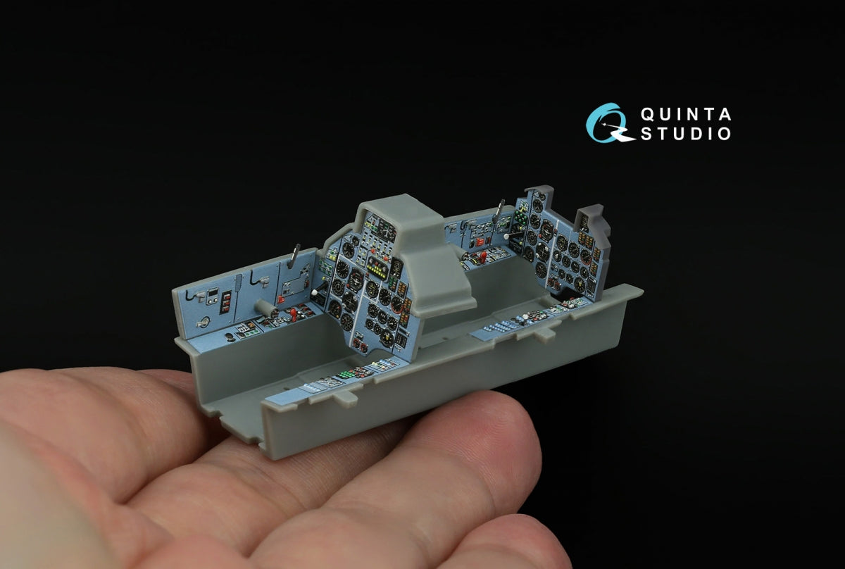 Quinta Studio QD+48409 Su-17UM3 3D-Printed &amp;amp; coloured Interior on decal paper (Hobby Boss) (with 3D-printed resin parts) 1/48 – zdjęcie 5