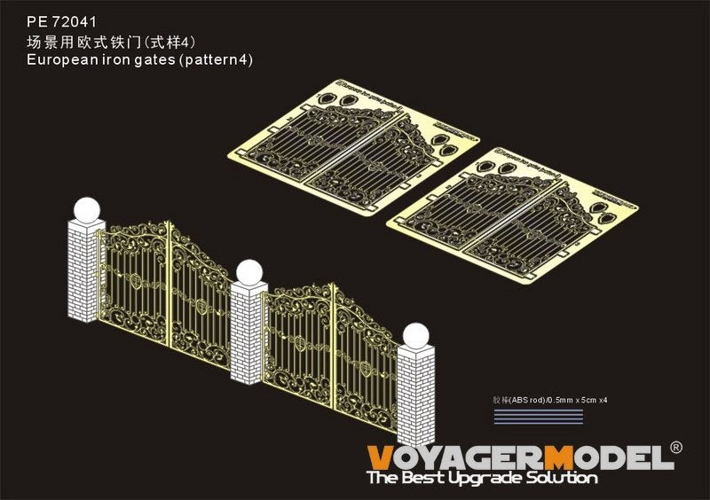 Voyager Model PE72041 European Iron Gates (pattern4)(GP) 1/72 – Bild 2