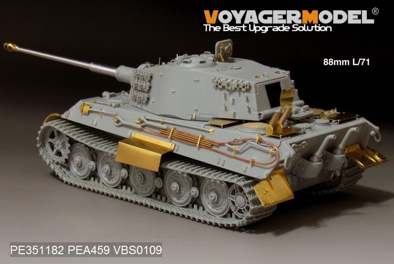 Voyager Model PE351182 WWII German King Tiger (Hensehel Turret)（For DRAGON/ZVEZDA kit） 1/35 – immagine 16