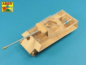 Aber 35L-246 7.5cm Barrel with Muzzle brake for Panther Ausf.G (For Rye Field Model) 1/35 – immagine 5