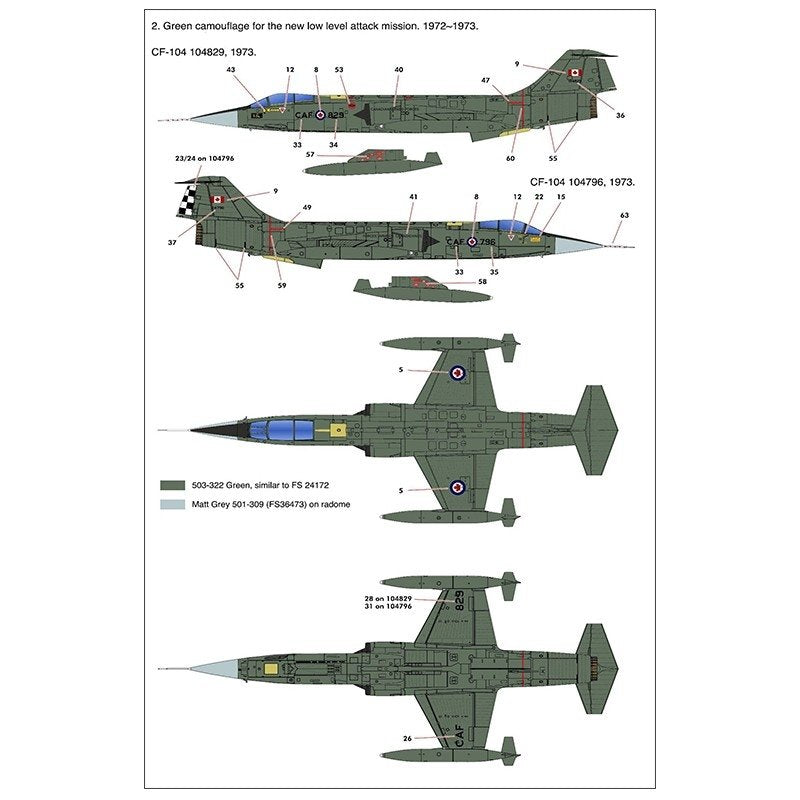 Kinetic K48127 CF-104 Starfighter 1/48 – Bild 4