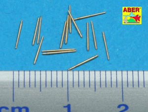 Aber 350L-15 Set of 16 pcs 37 mm L/83 barrels SK C/30 for German ships 1/350 – Bild 2