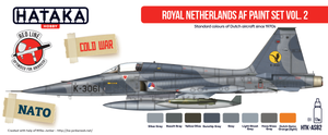 Hataka HTK-AS82 Royal Netherlands AF paint set vol. 2 8x17 – immagine 2