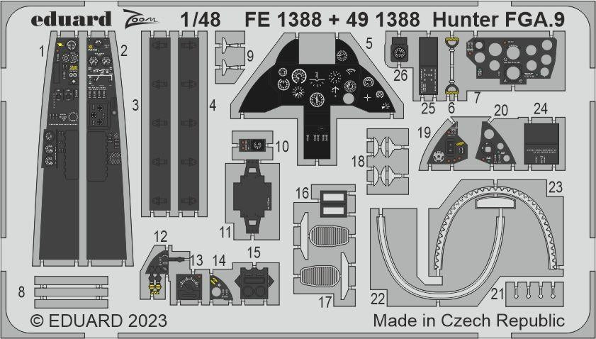 Eduard 491388 Hunter FGA.9 Airfix 1/48 – Bild 2
