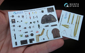 Quinta Studio QD32043 Spitfire Mk. II 3D-Printed &amp;amp; coloured Interior on decal paper (for Revell kit) 1/32 – Bild 2