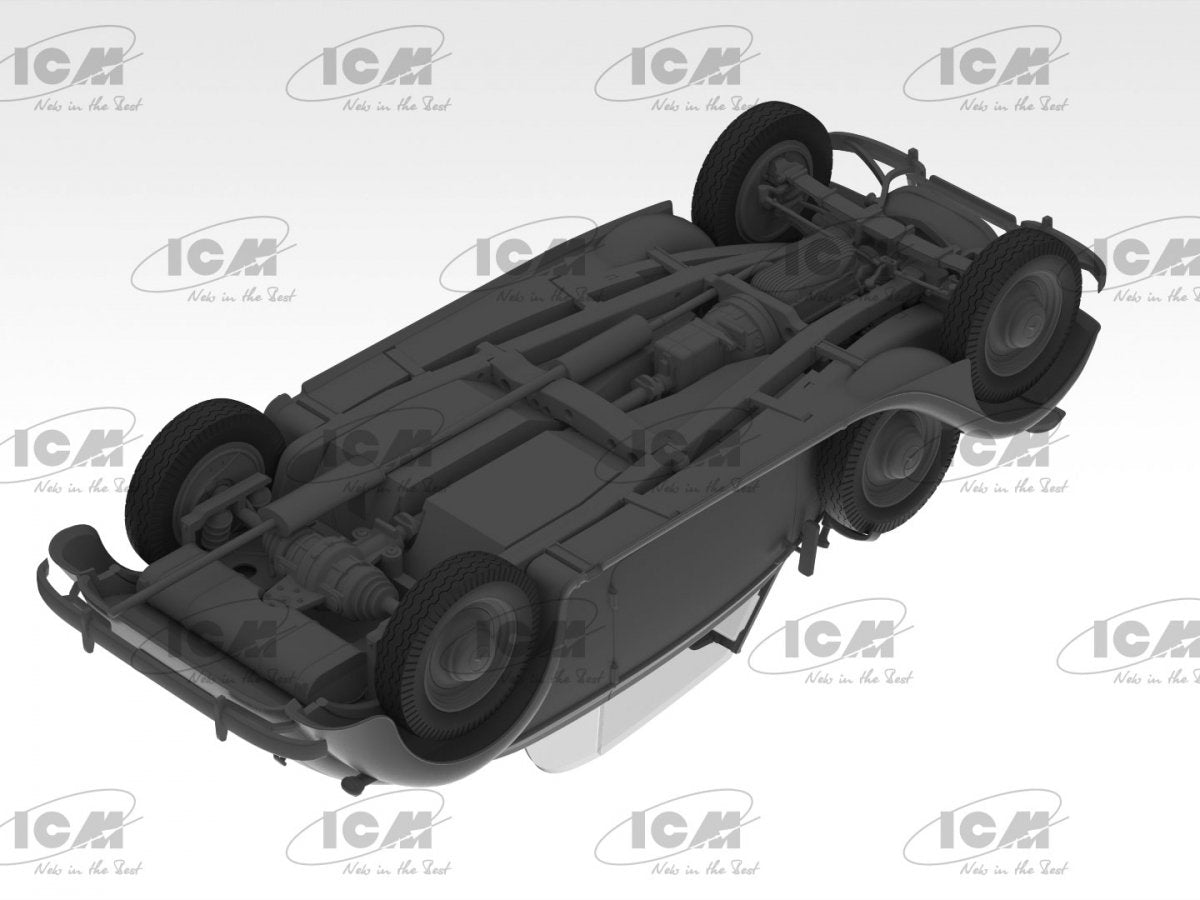 ICM 35542 Typ 320 (W142) Soft Top WWII German staff car 1/35 – Bild 5