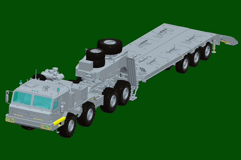 Trumpeter 01086 BAZ-6403 with ChMZAP-9990-071 trailer 1/35 – Bild 5