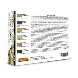 Coffret de peinture acrylique Lifecolor CS43 « Chars britanniques » (6 x 22 ml) – image 2