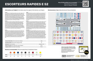 Heller 57094 Escorteurs Rapides E 52 Starter Kit 1/400 – imagen 3