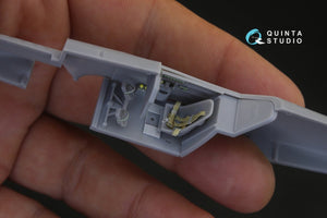 Intérieur imprimé en 3D et coloré sur papier décalcomanie Quinta Studio QD48105 Bf 109C/D (pour kit Modelsvit) 1/48 – image 8