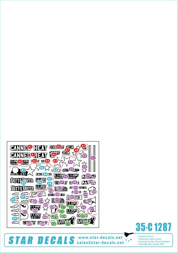 Star Decals 35-C1287 Big Guns in Vietnam 4 1/35 – image 2