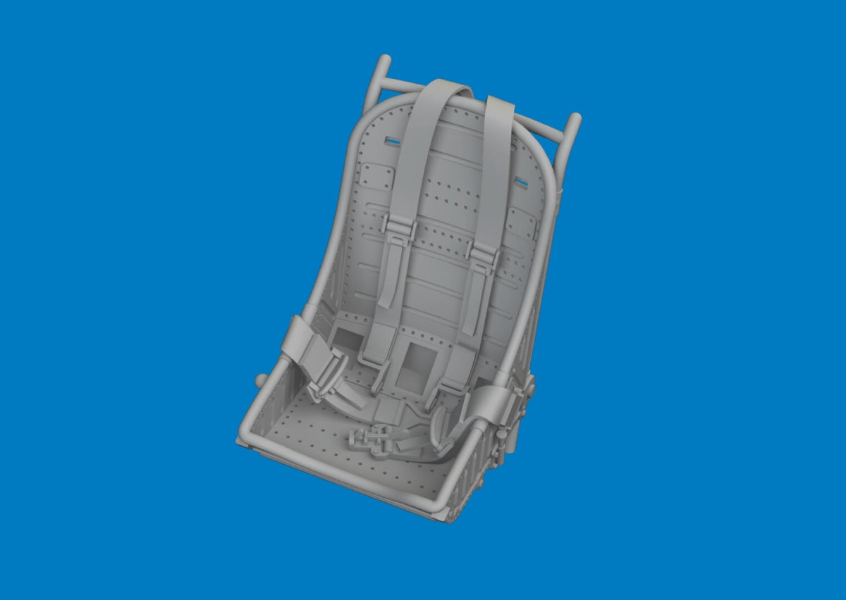Eduard 6481064 P-40 seat w/ integral belts Type 1 PRINT Eduard 1/48 – Bild 2