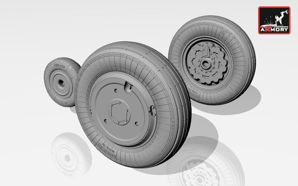 Armory Models AW72013 Yakovlev Yak-141 Freestyle wheels 1/72 – Bild 2