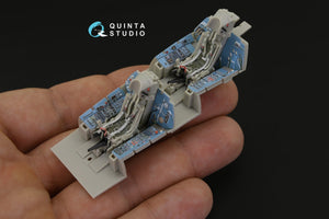Quinta Studio QD48181 Su-27UB 3D-Printed coloured Interior on decal paper (for KittyHawk kit) 1/48 – imagen 7